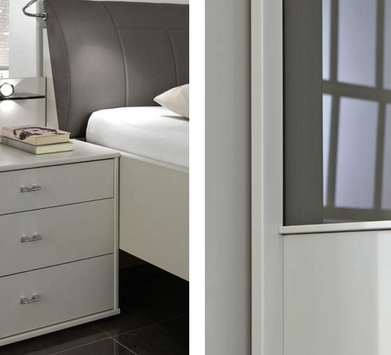 Sunset VIP Schlafzimmer Nachtkonsole und Kopfteil