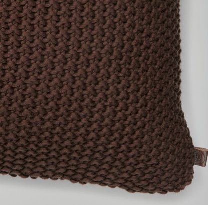 Marc o´Polo Nordic Knit Dekokissen 30x60 brown Detail
